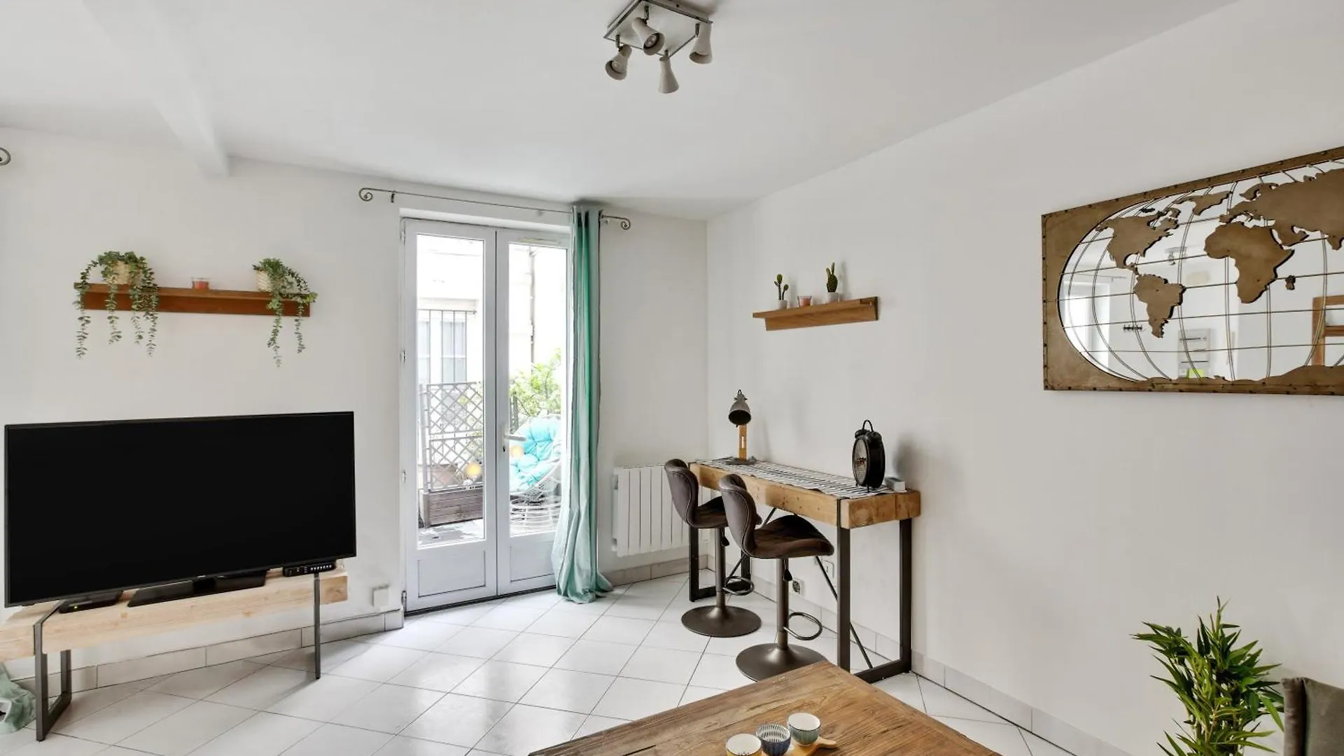 Chic Studio With Terrace In Paris公寓