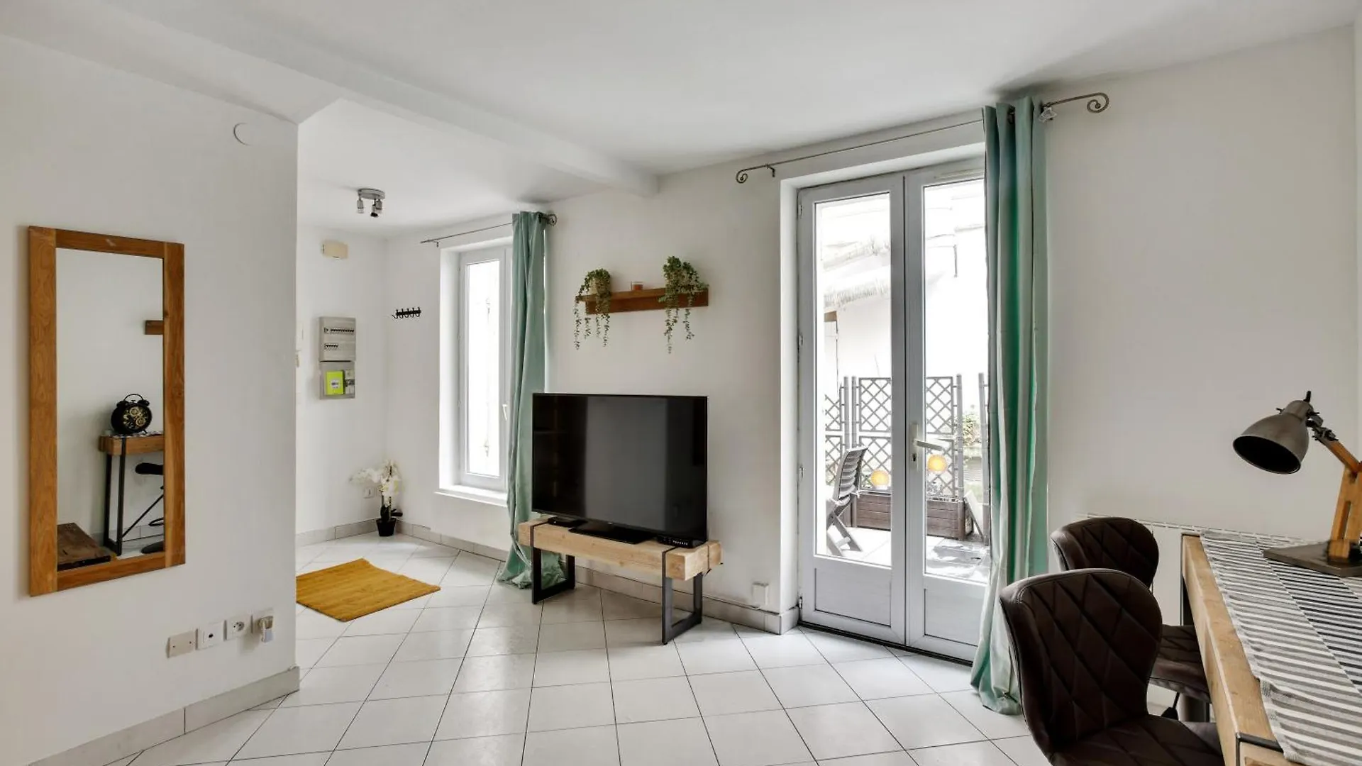 Chic Studio With Terrace In Paris公寓 公寓